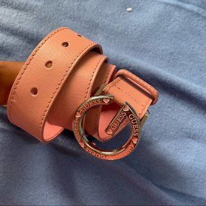 GUESS Pink Leather Belt